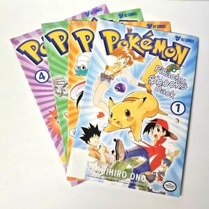 Pokémon "Pikachu Shocks Back" Comic Book Issues 1-4 By Viz Comics (1999)